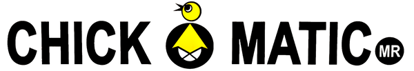 Logo Chick-o-Matic blanco